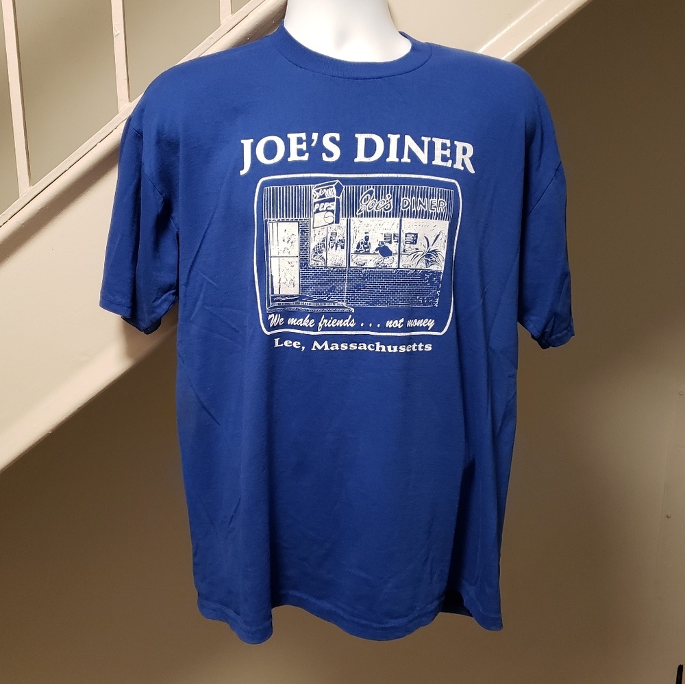 Joe's Diner of Lee, Massachusetts Large T-Shirt